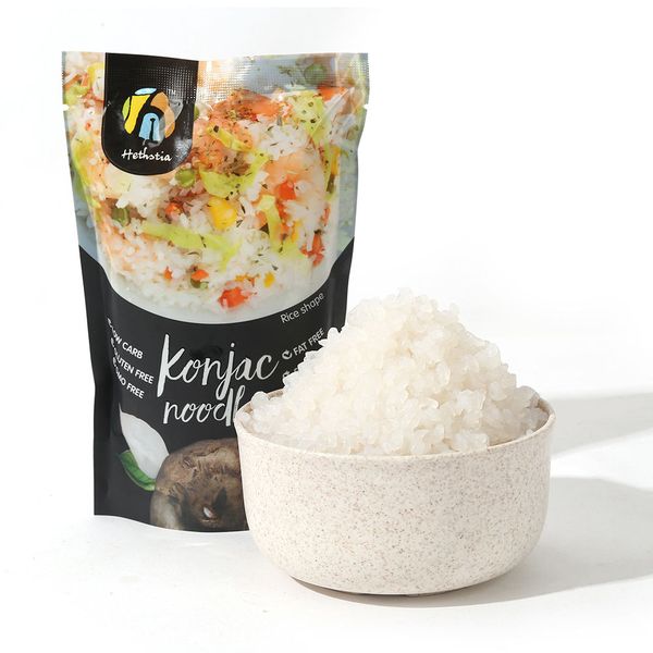 Chinese Certified Natural Wholesale Organic Sugar Free Low Calorie Shirataki Rice Vegan Instant Food