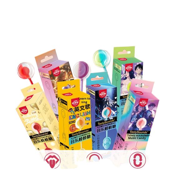 Ames Music Lollipops Children's Snacks & Candy with Sweet Fruit Flavor Stick & Ball Pattern Wholesale for Weddings & Gifts