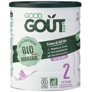 GOOD GOUT - 2nd Age Milk 800g Baby Organic - France Origin